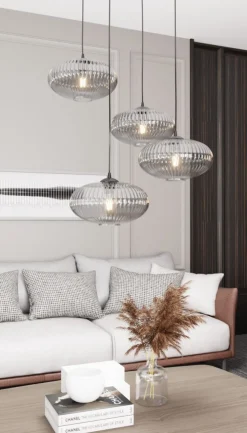 Best Emibig Lighting Coco Ø70 taklampa Rökfärgad