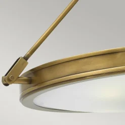 Hot Elstead Lighting Collier Ø56 plafond Antikmässing