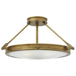 Hot Elstead Lighting Collier Ø56 plafond Antikmässing