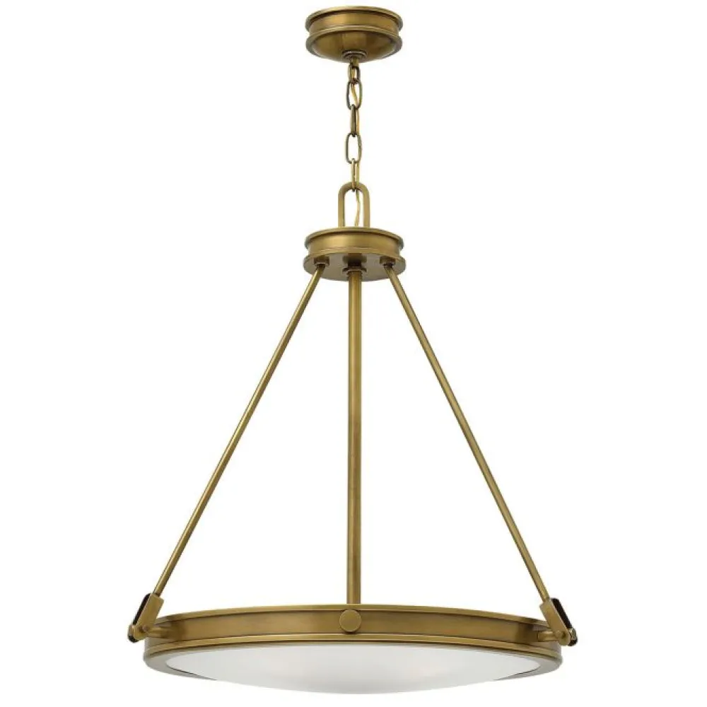 Sale Elstead Lighting Collier Ø54 taklampa Antikmässing