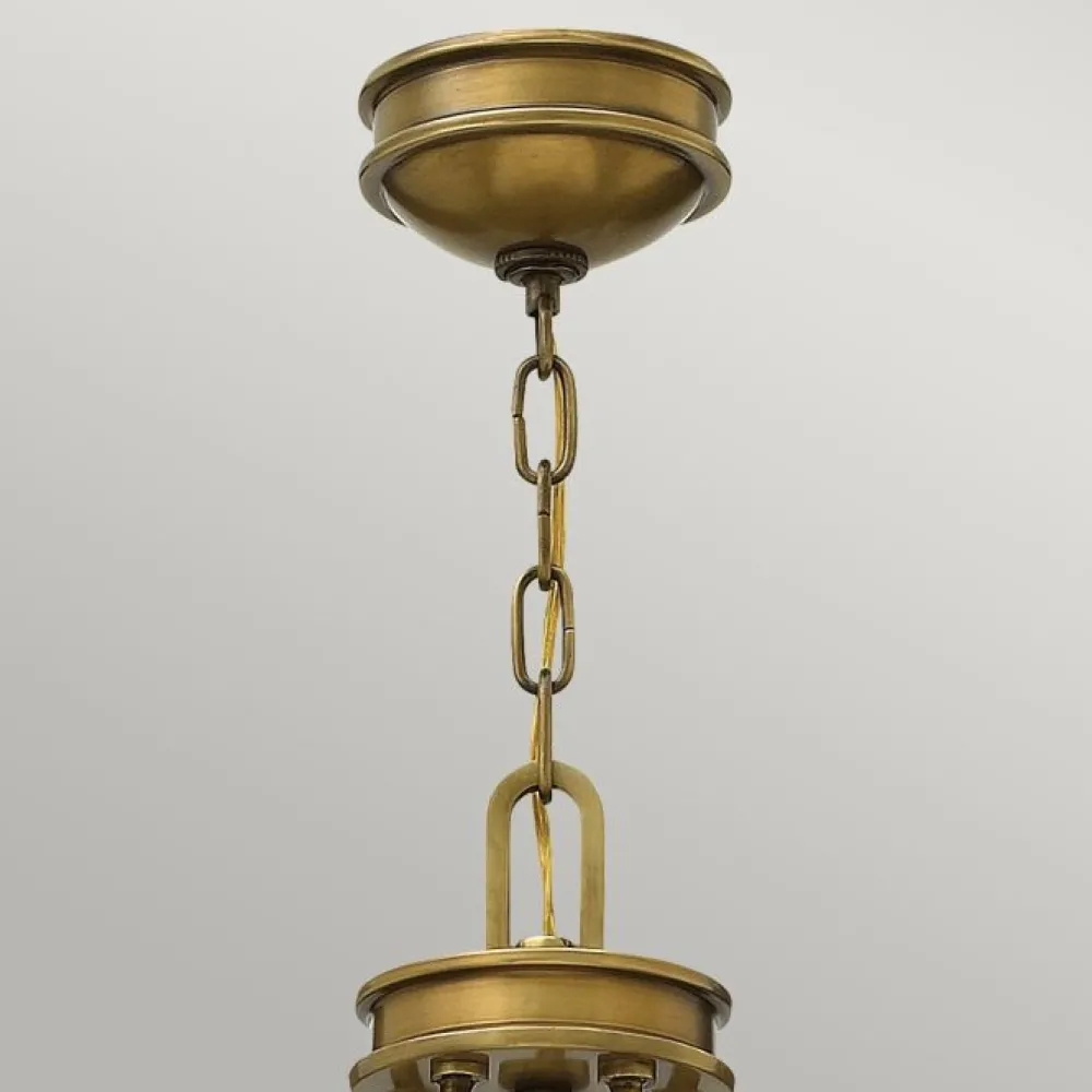 Outlet Elstead Lighting Collier Ø68 taklampa Antikmässing