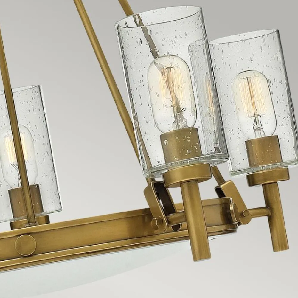 Outlet Elstead Lighting Collier Ø68 taklampa Antikmässing