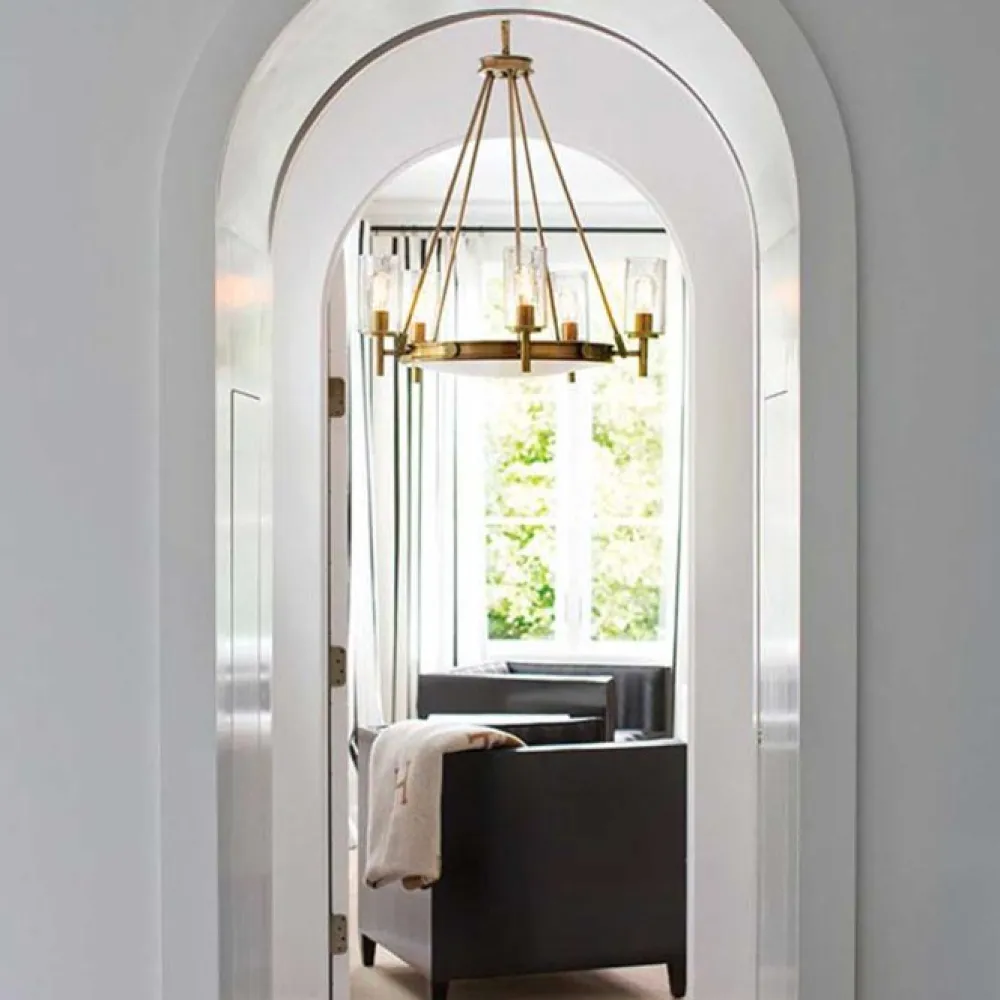 Outlet Elstead Lighting Collier Ø68 taklampa Antikmässing