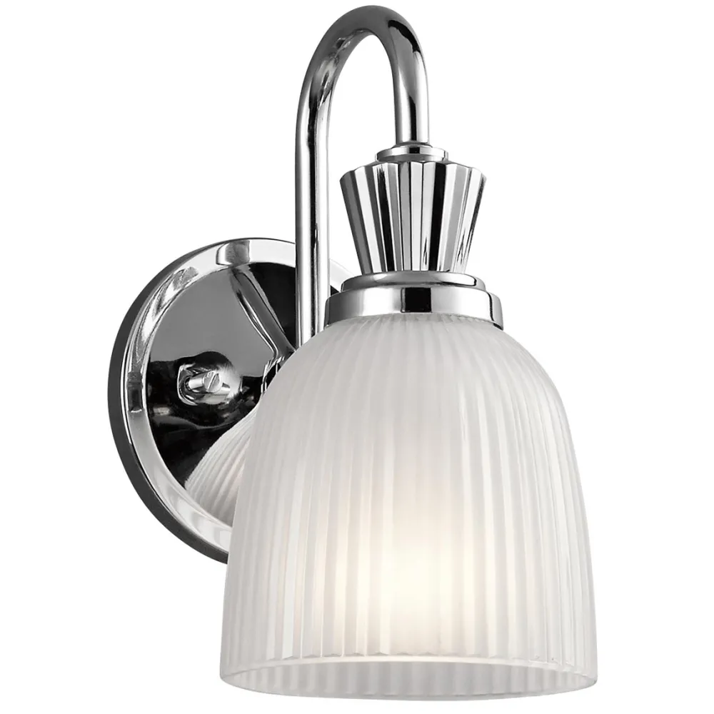 New Elstead Lighting Cora Ø13 badrumslampa Polerad krom