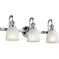 Discount Elstead Lighting Cora 60cm badrumslampa Polerad krom