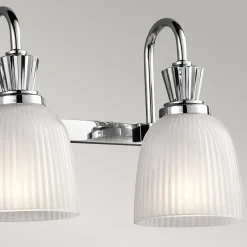 Discount Elstead Lighting Cora 60cm badrumslampa Polerad krom