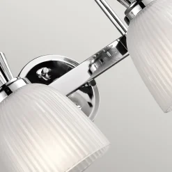 New Elstead Lighting Cora 40cm badrumslampa Polerad krom
