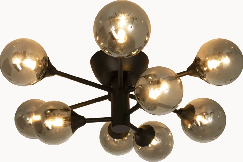Hot Aneta Lighting Cosmos 52cm plafond Svart