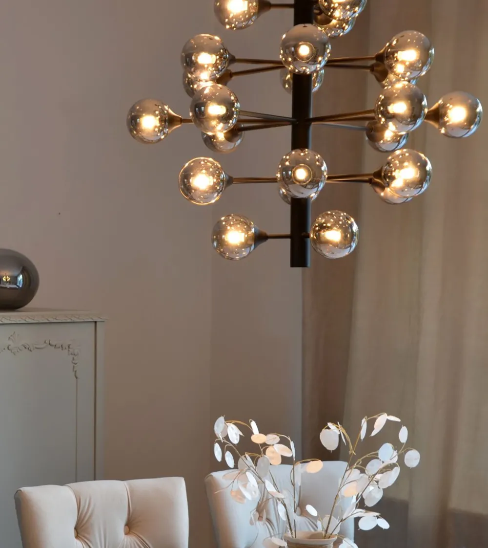 New Aneta Lighting Cosmos Ø68 taklampa Rökgrå