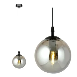 Emibig Lighting Cosmo Ø12 taklampa Rökfärgad