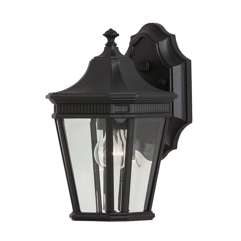 Hot Elstead Lighting Cotswold Lane utelampa Svart
