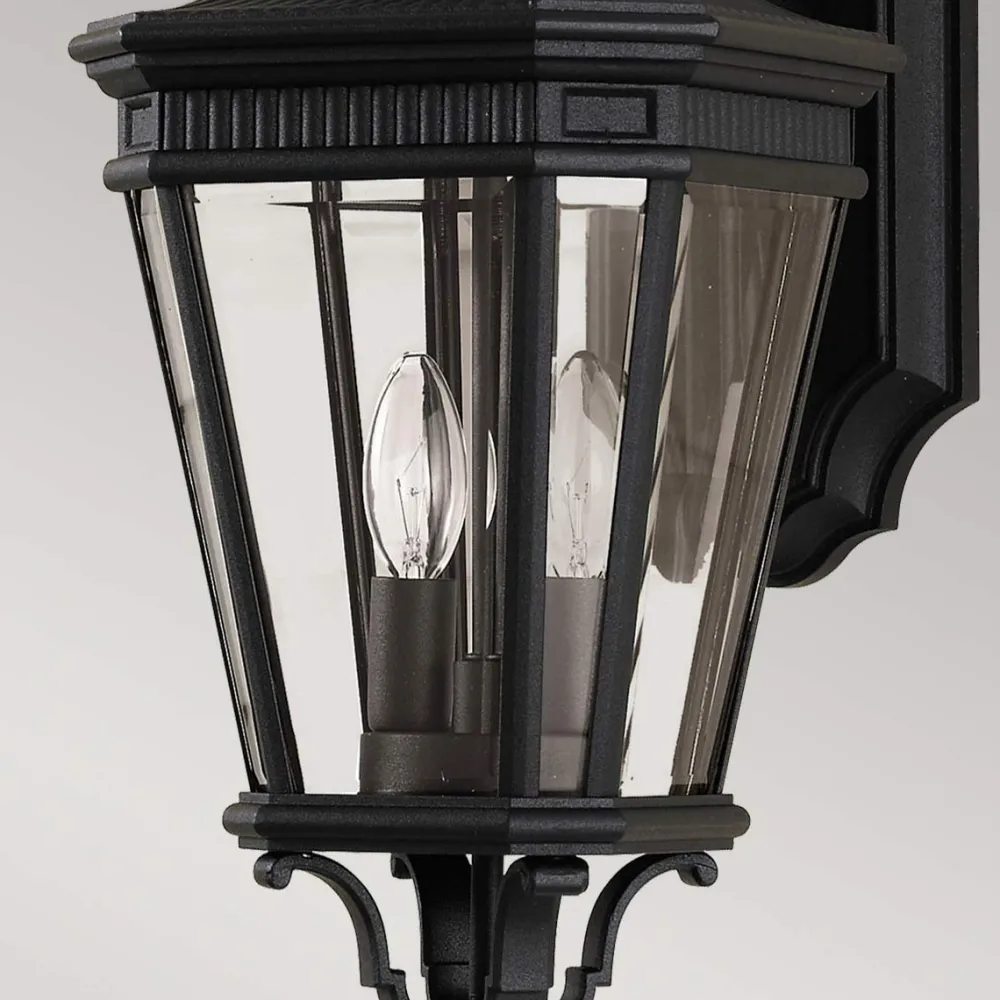 Hot Elstead Lighting Cotswold Lane utelampa Svart