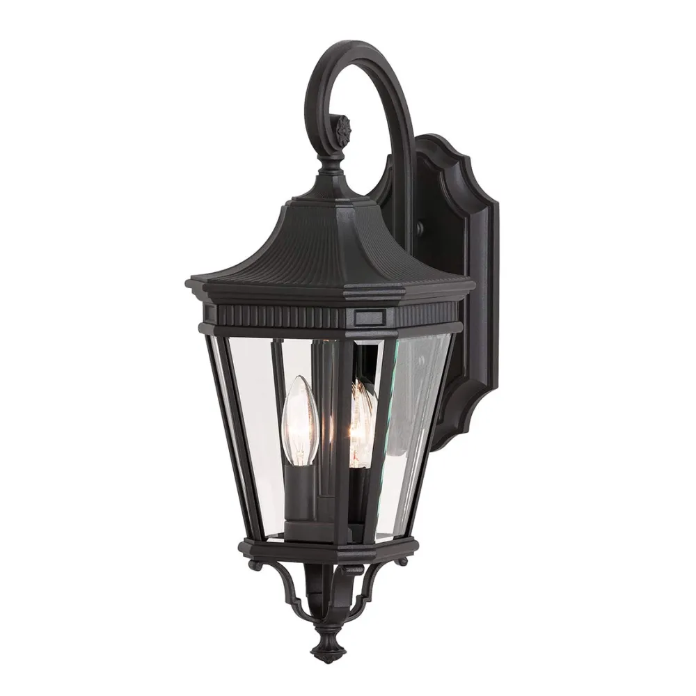 Hot Elstead Lighting Cotswold Lane utelampa Svart