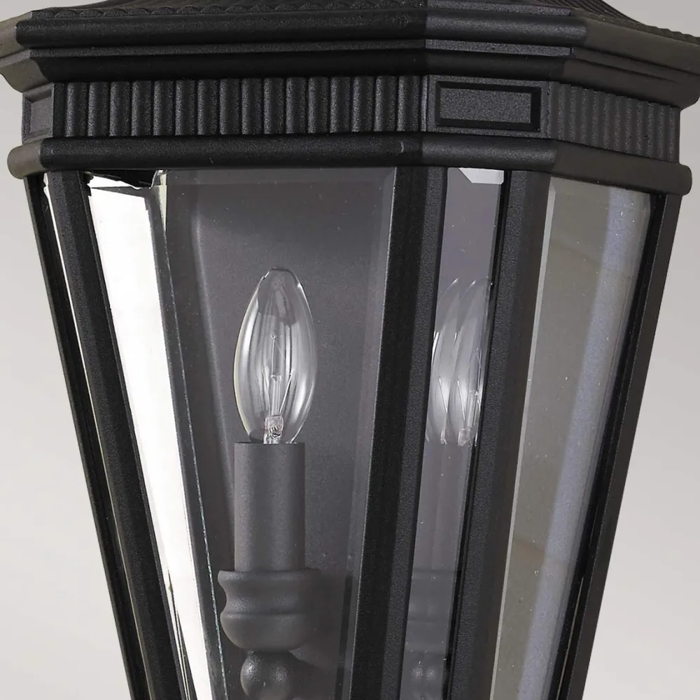 Best Elstead Lighting Cotswold Lane utelampa Svart