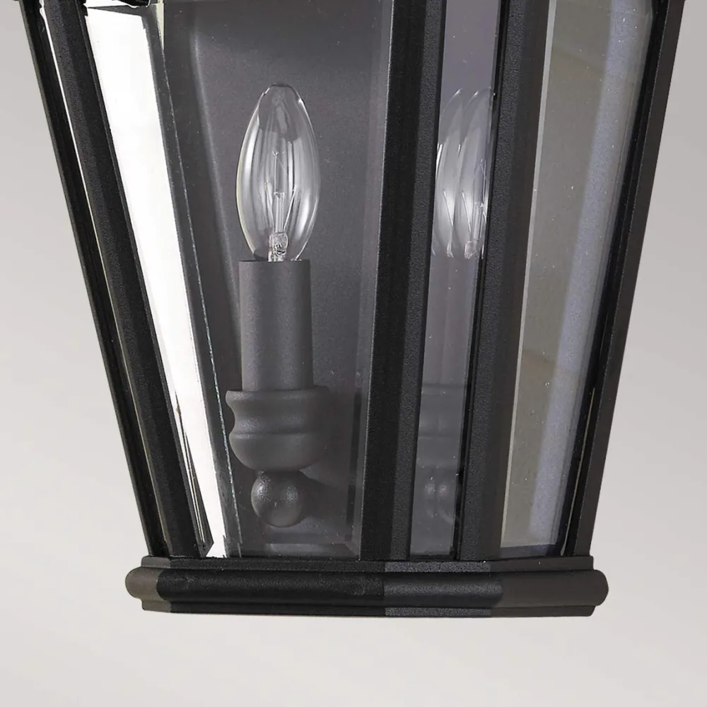 Best Elstead Lighting Cotswold Lane utelampa Svart