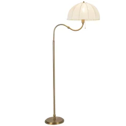 Online Elstead Lighting Crosby golvlampa Borstad guld
