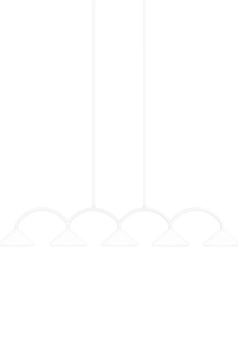 New Globen Lighting Curve 165cm taklampa
