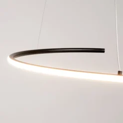 Discount Maytoni Curve Ø60 taklampa Svart