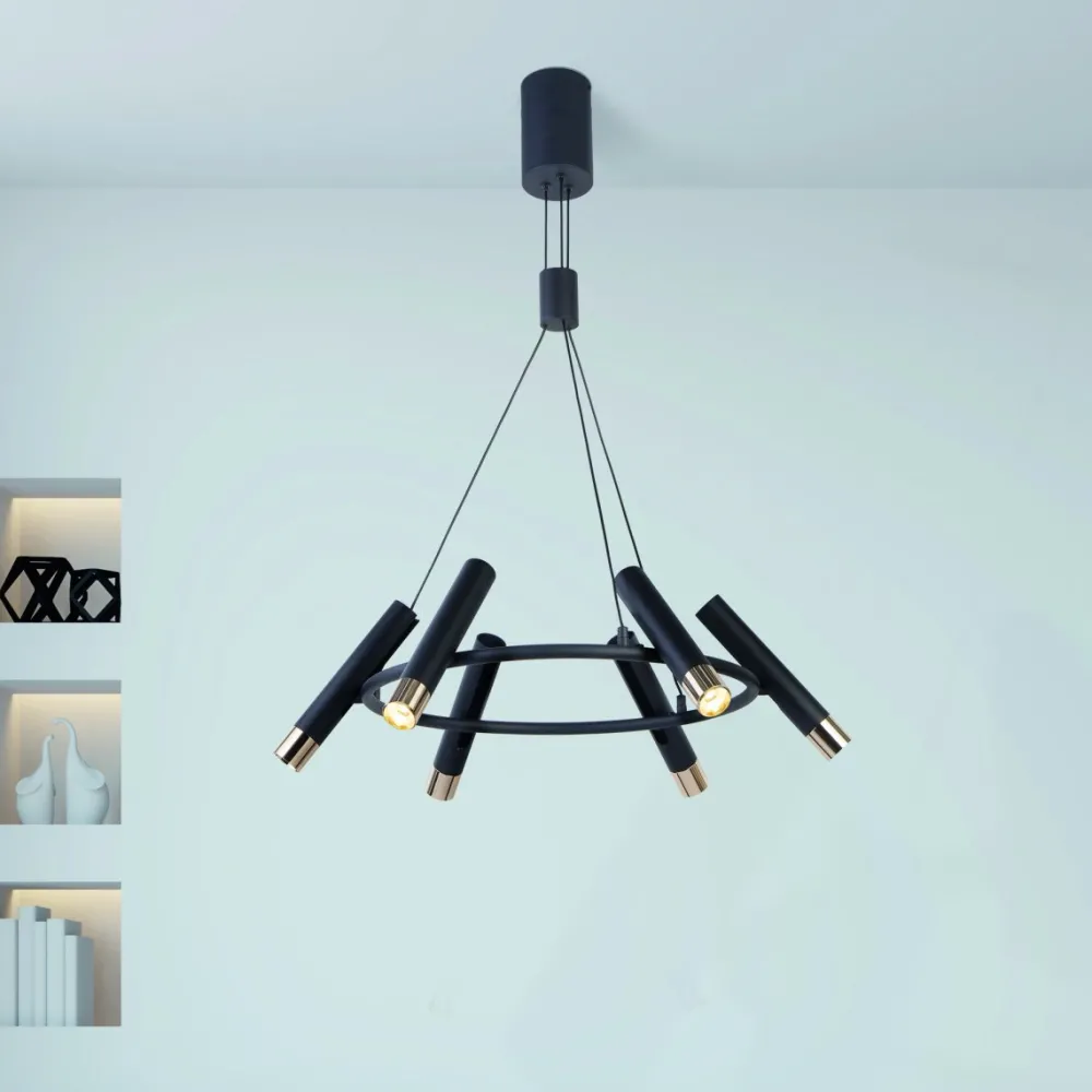 New Searchlight Cylinder Ø70 taklampa Svart