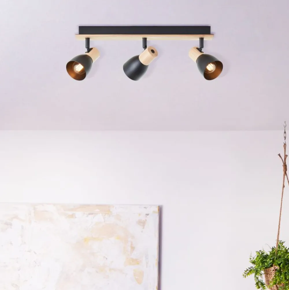 Online Brilliant Daintree 3 spotlight Svart