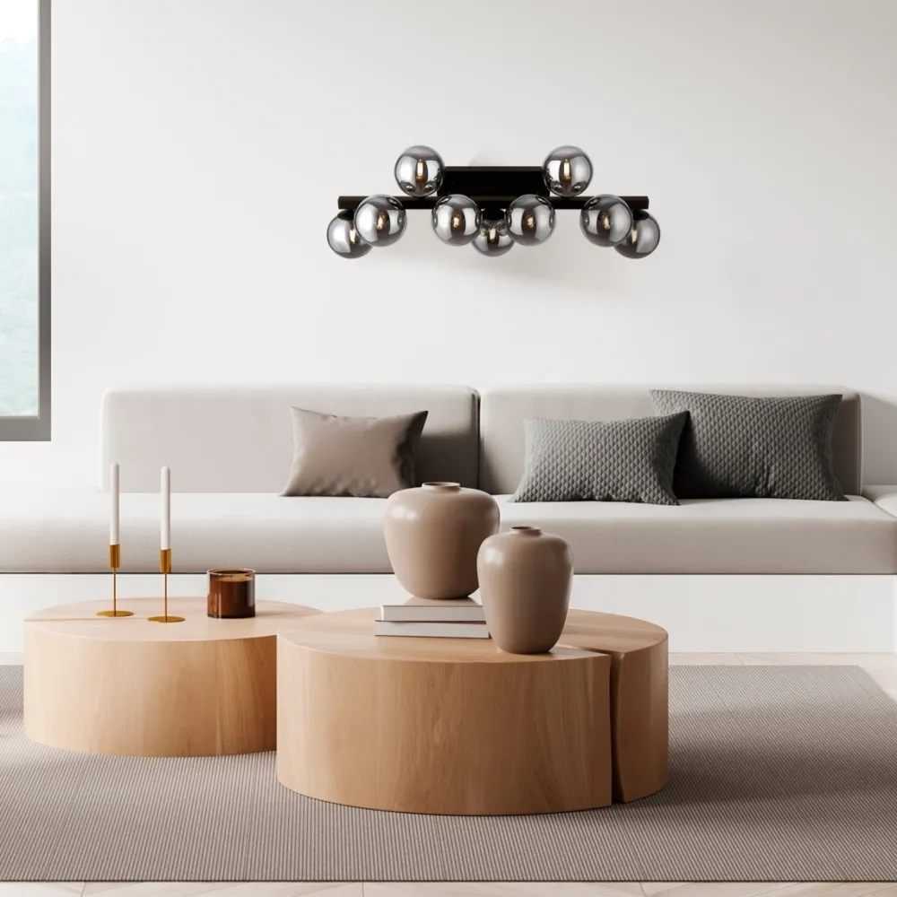 Online Maytoni Dallas 65cm vägglampa Svart