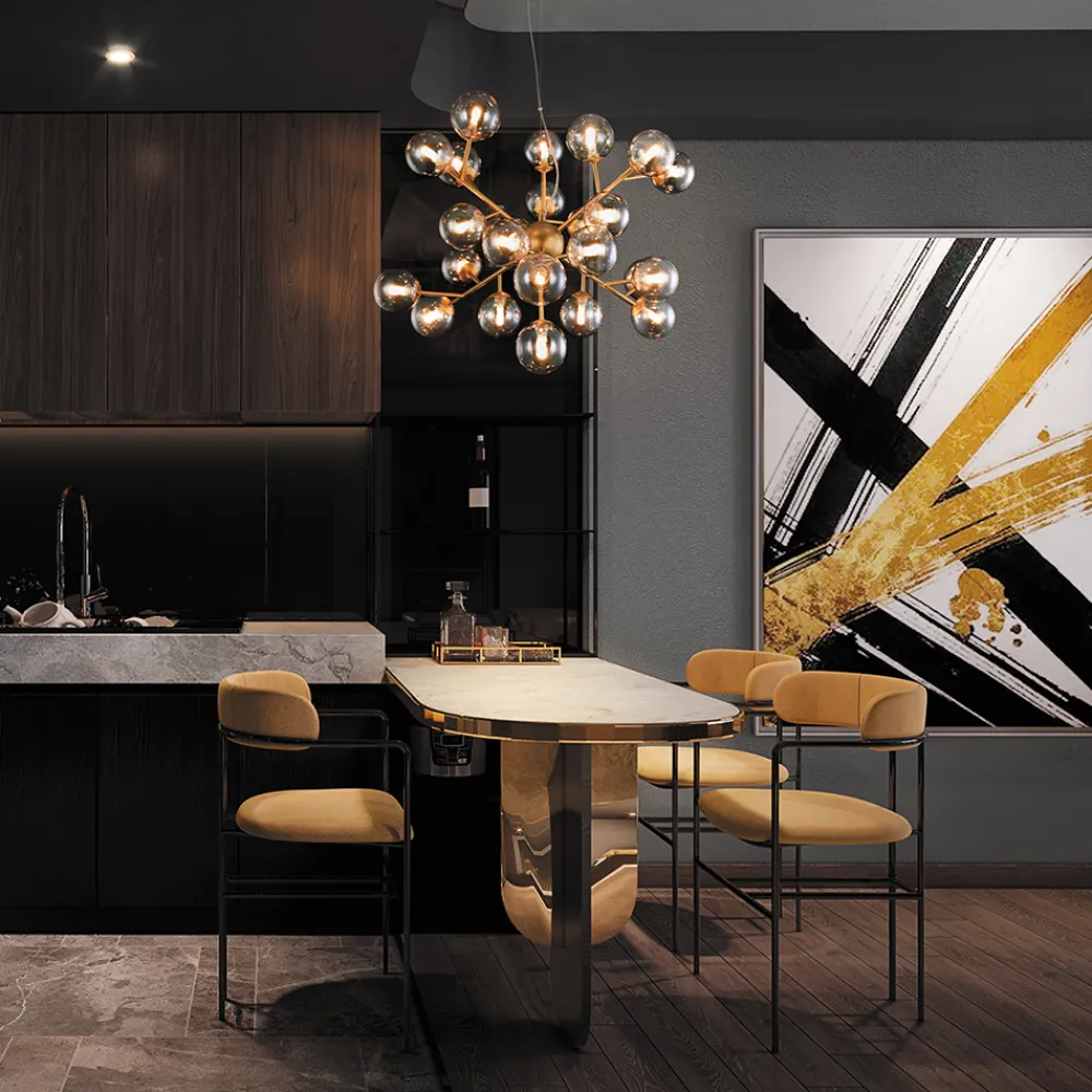 Outlet Maytoni Dallas Ø65 taklampa Guld