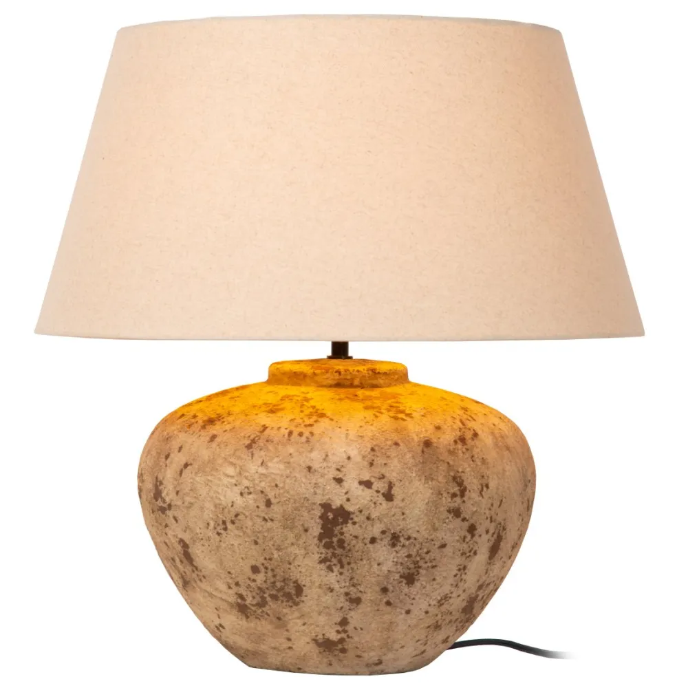 Discount Lucide Davina 58cm bordslampa Brun