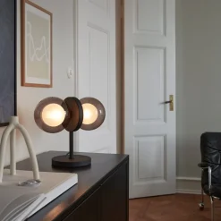 Hot CO Bankeryd Discus 30cm bordslampa Svart