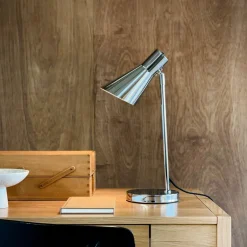 New Dyberg Larsen DL12 45cm skrivbordslampa Krom