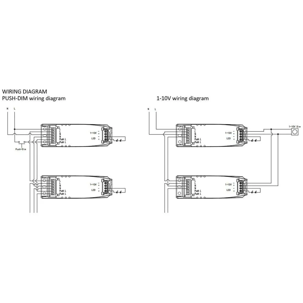 Best Designlight D-MA522DP drivdon 1-10V & Push