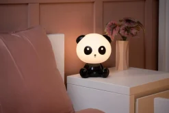 Lucide Dodo Panda barnlampa Svart