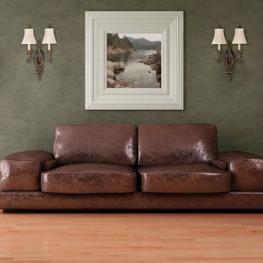 Sale Elstead Lighting Drawing Room 60cm vägglampa Brons