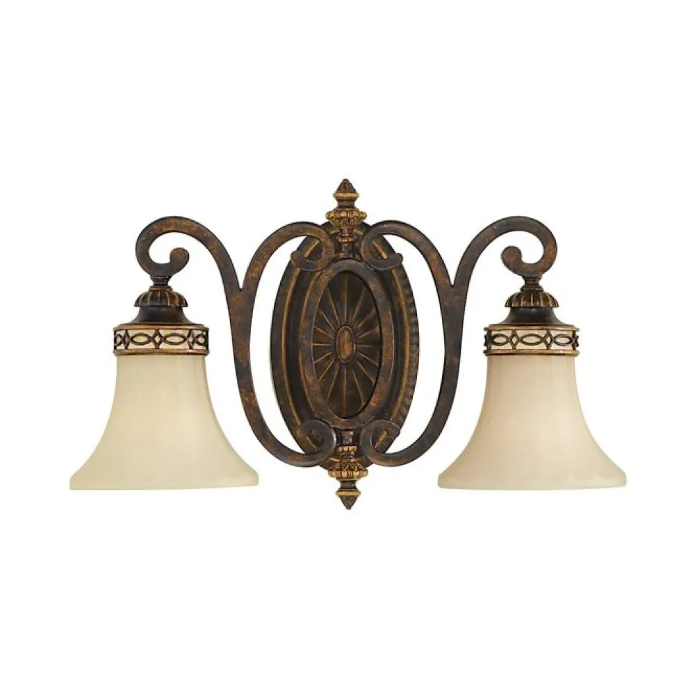 Outlet Elstead Lighting Drawing Room 46cm vägglampa Brons