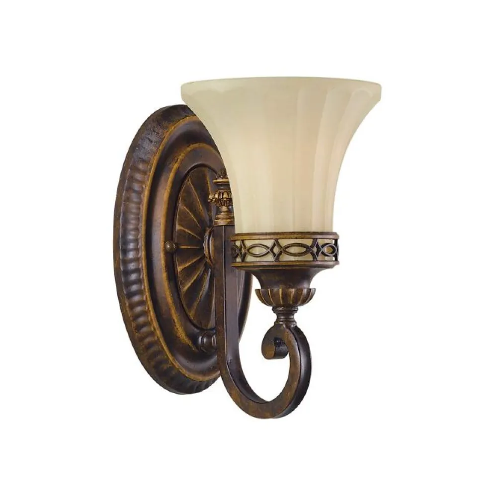 Hot Elstead Lighting Drawing Room 25cm vägglampa Brons