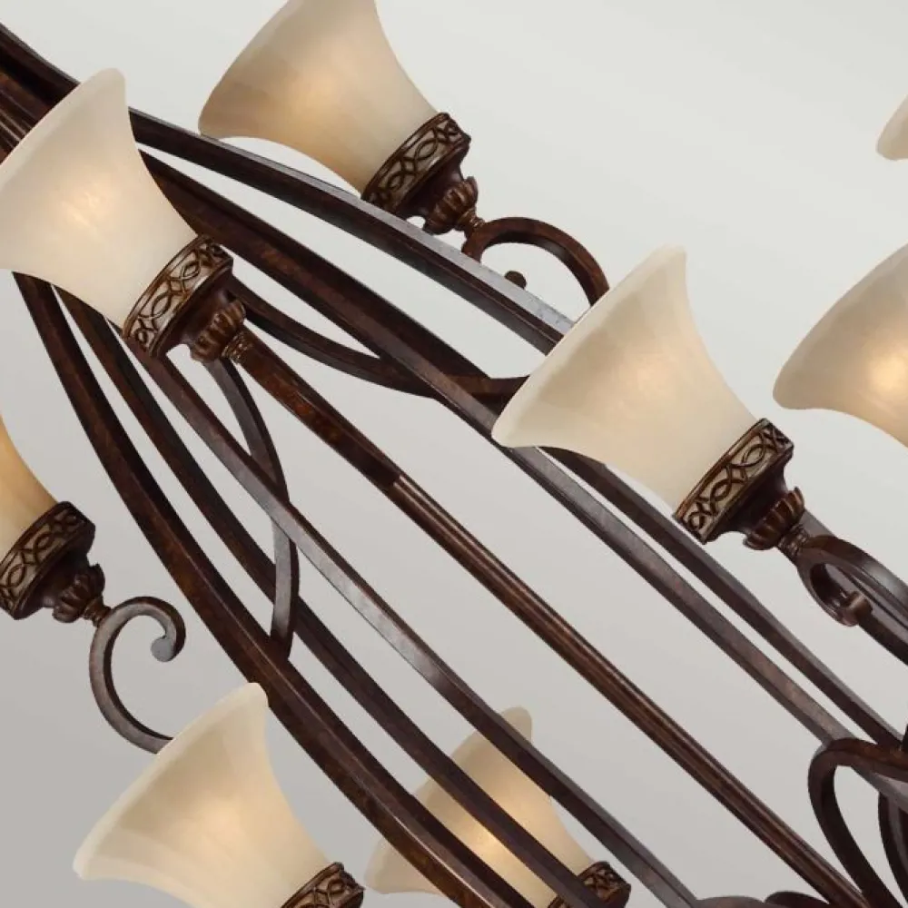 Outlet Elstead Lighting Drawing Room Ø137 taklampa Brons