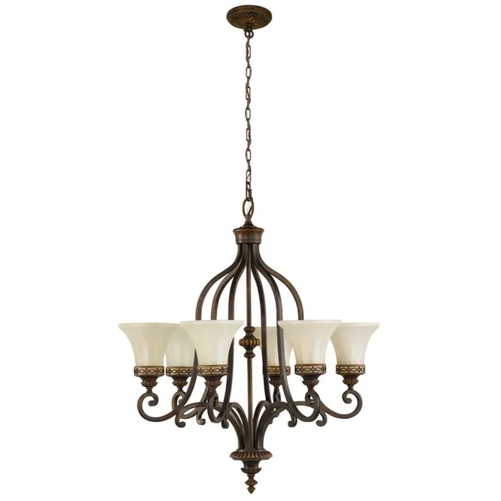 Elstead Lighting Drawing Room Ø70 taklampa Brons