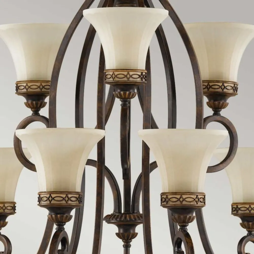 Online Elstead Lighting Drawing Room Ø95 taklampa Brons