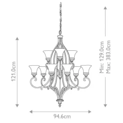 Online Elstead Lighting Drawing Room Ø95 taklampa Brons
