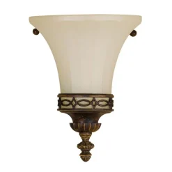 Best Elstead Lighting Drawing Room Ø22 vägglampa Brons