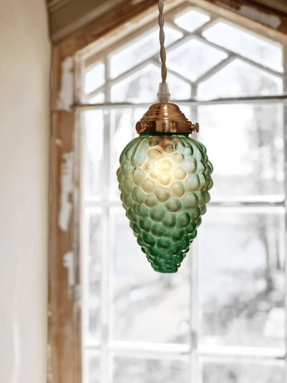 Clearance Strömshaga Druva Ø10 fönsterlampa Grön