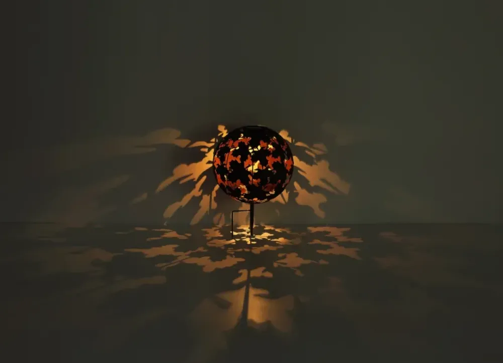 New Globo Lighting Earth solcellslampa Silver