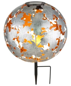 New Globo Lighting Earth solcellslampa Silver