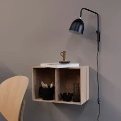 Online Dyberg Larsen Easton 43cm vägglampa Svart