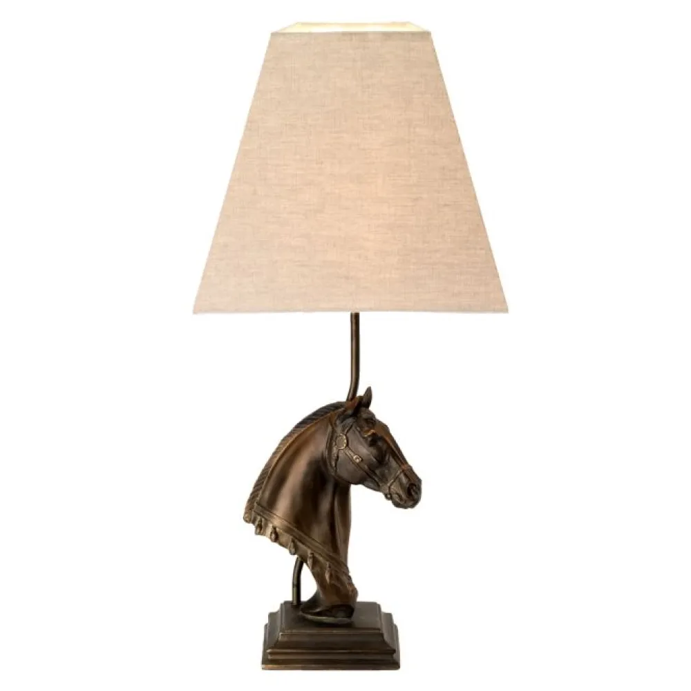 Clearance Elstead Lighting Eclipse 38cm bordslampa Brons