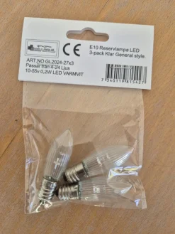 Best Pixie Design E10 LED 0,2W 2700K 3-pack
