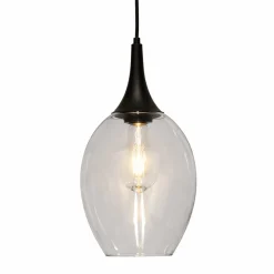 Hot Lampan Elipzo Ø18 fönsterlampa Rökfärgad