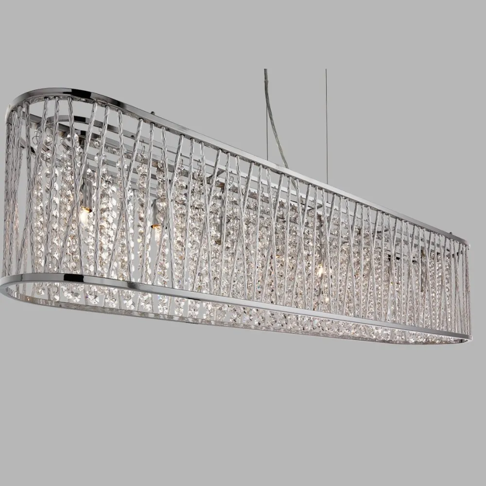 Online Searchlight Elise 104cm taklampa Krom