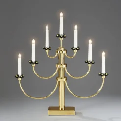 Clearance Konstsmide Elljusstake 7ljus Mässing