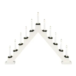 Outlet Konstsmide Elljusstake 11ljus Vit