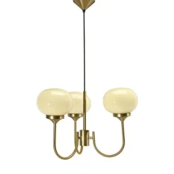 New PR Home Elsy 3 Ø60 taklampa Borstad mässing